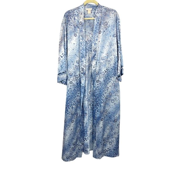 Vintage | Intimates & Sleepwear | Vintage Inner Most Blue Floral Animal ...